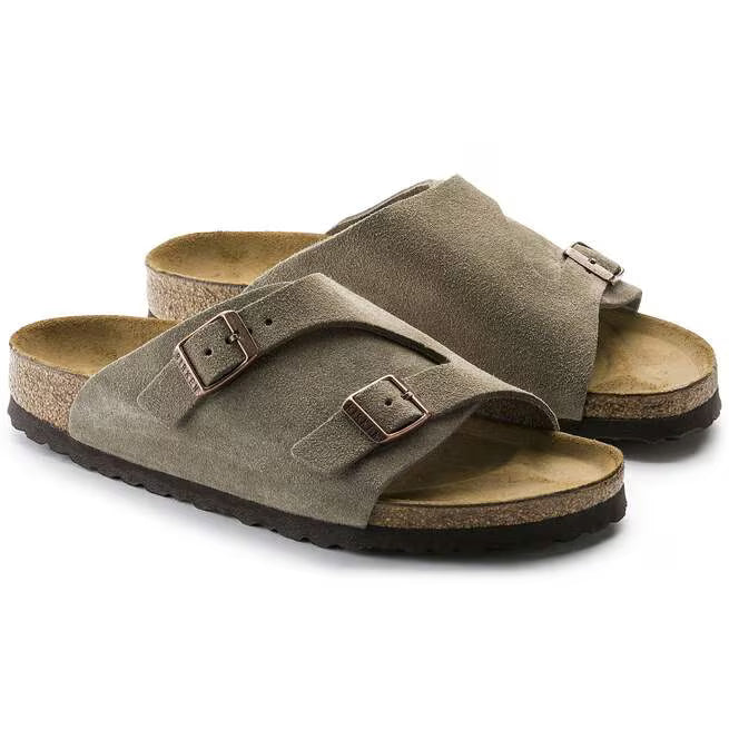 Birkenstock Zürich Suede Leather Tortora