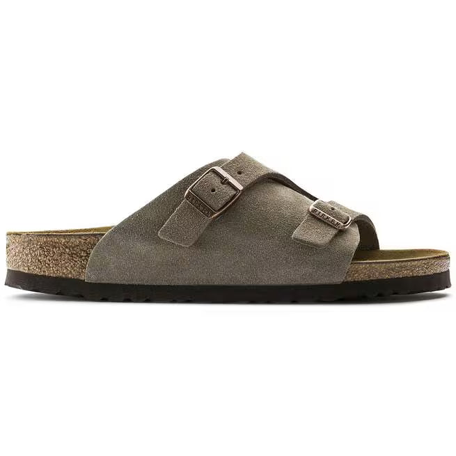 Birkenstock Zürich Suede Leather Tortora