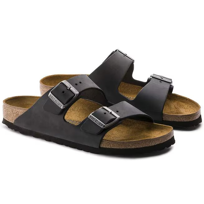 Birkenstock Arizona Oiled Leather Nero