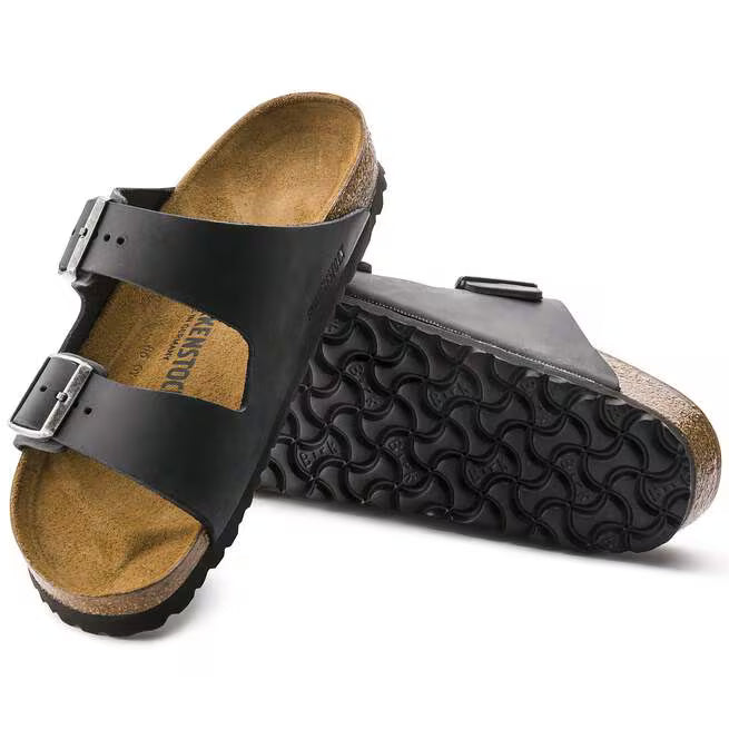 Birkenstock Arizona Oiled Leather Nero