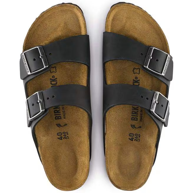 Birkenstock Arizona Oiled Leather Nero