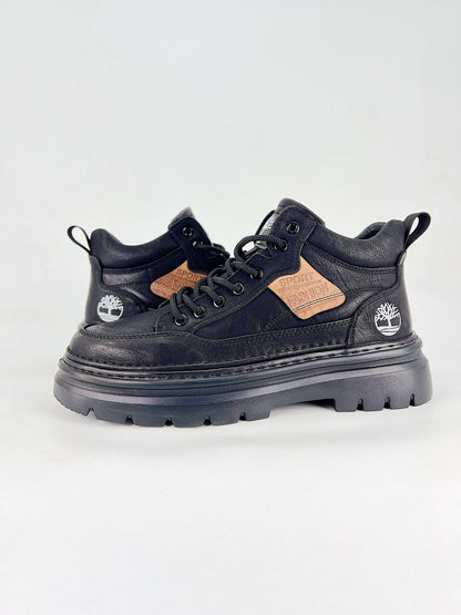 Timberland Black Leather Men's Boots