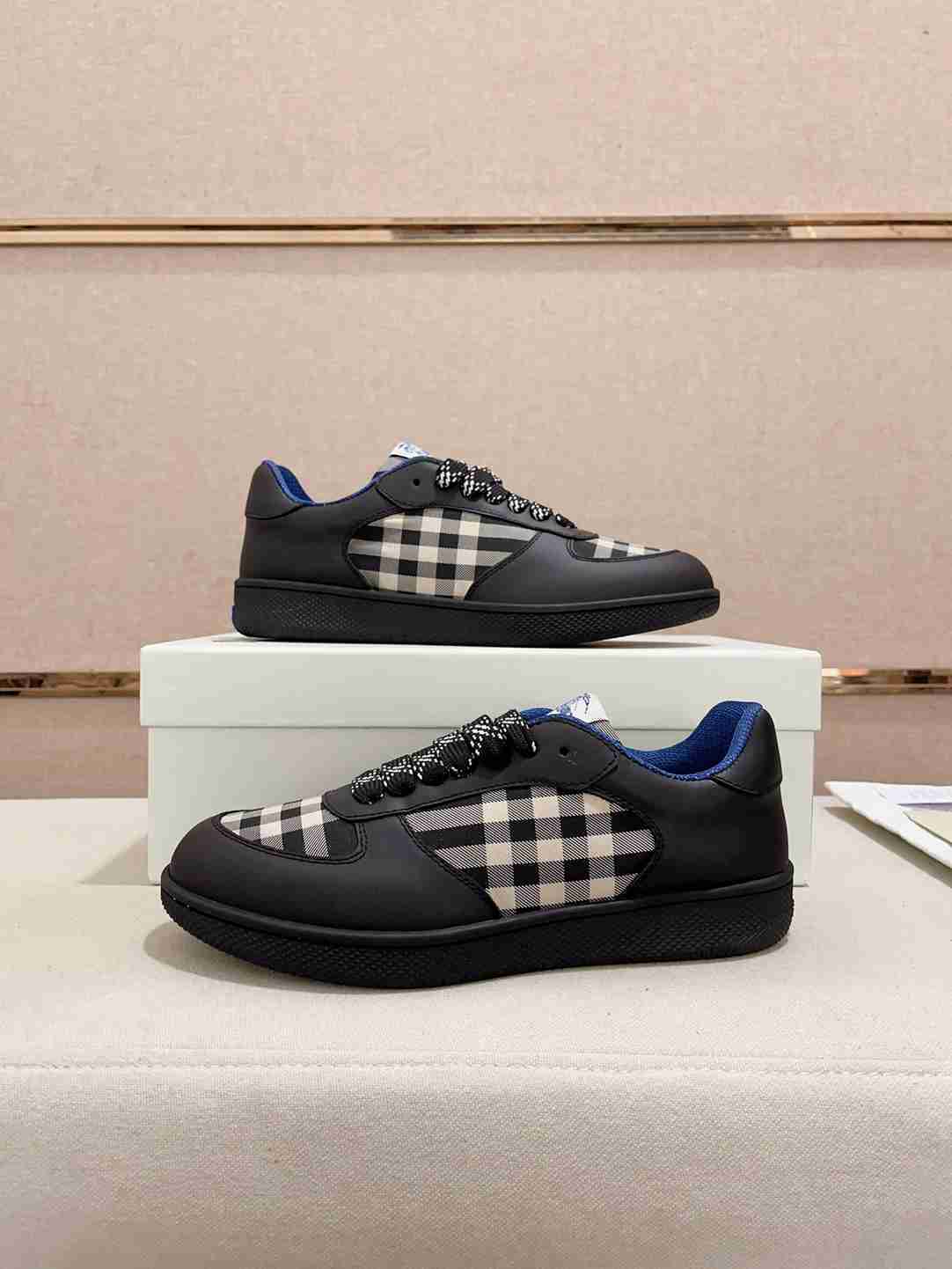 Burberry Black Check Sneaker