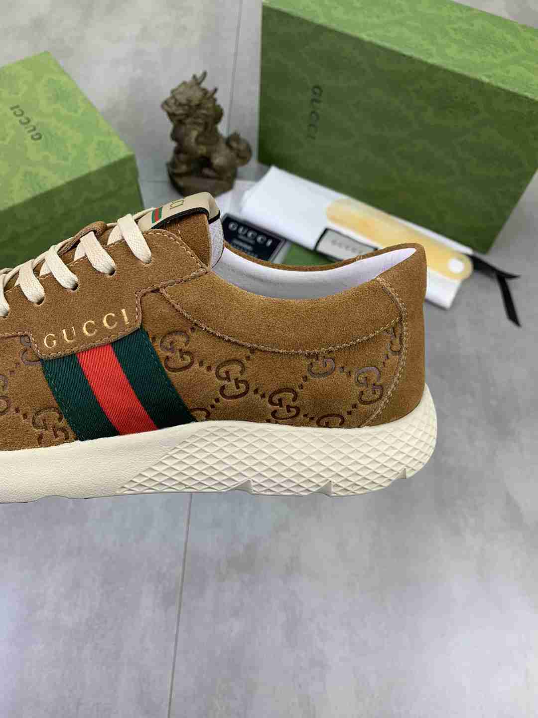 Gucci Ace Suede Sneakers