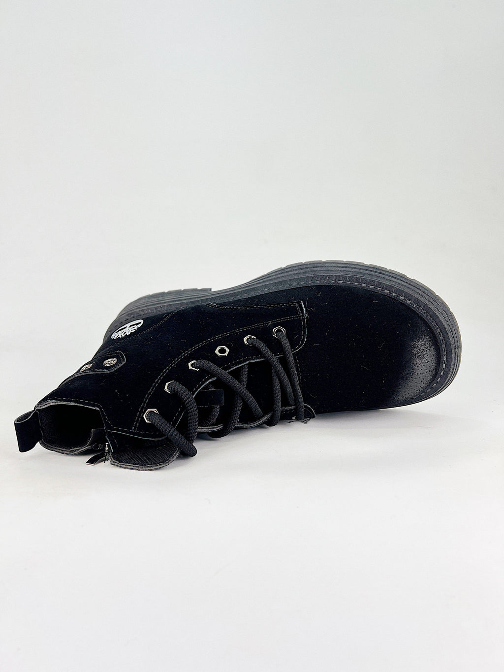 Timberland Black Suede Lug Boots
