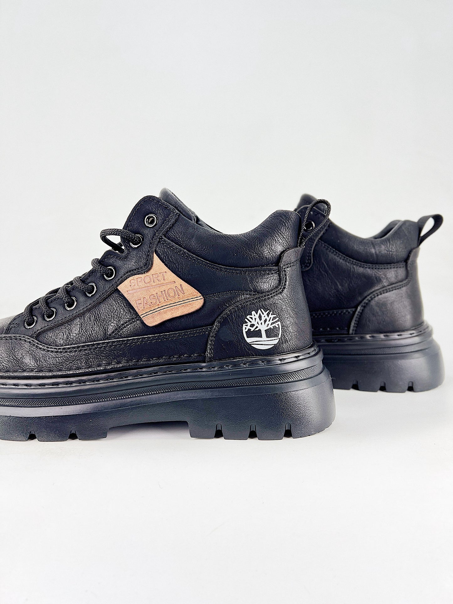 Timberland Black Leather Men's Boots