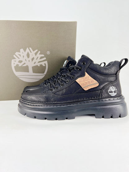 Timberland Black Leather Men's Boots