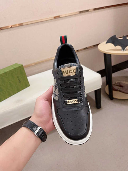 Gucci GG Embossed Black Sneakers