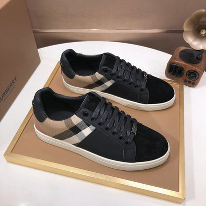 Burberry Check Panel Sneakers