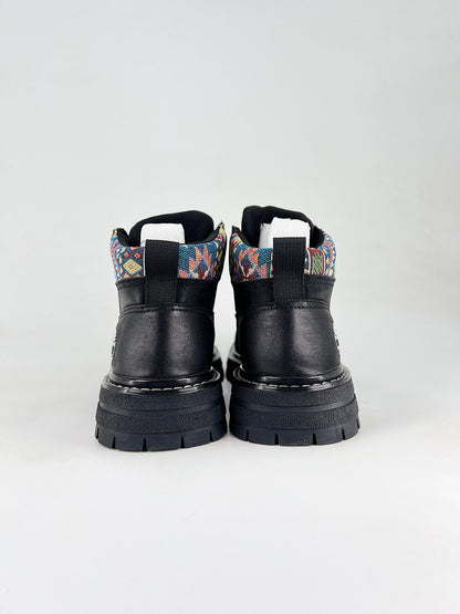 Timberland Patterned Cuff Ankle Boots
