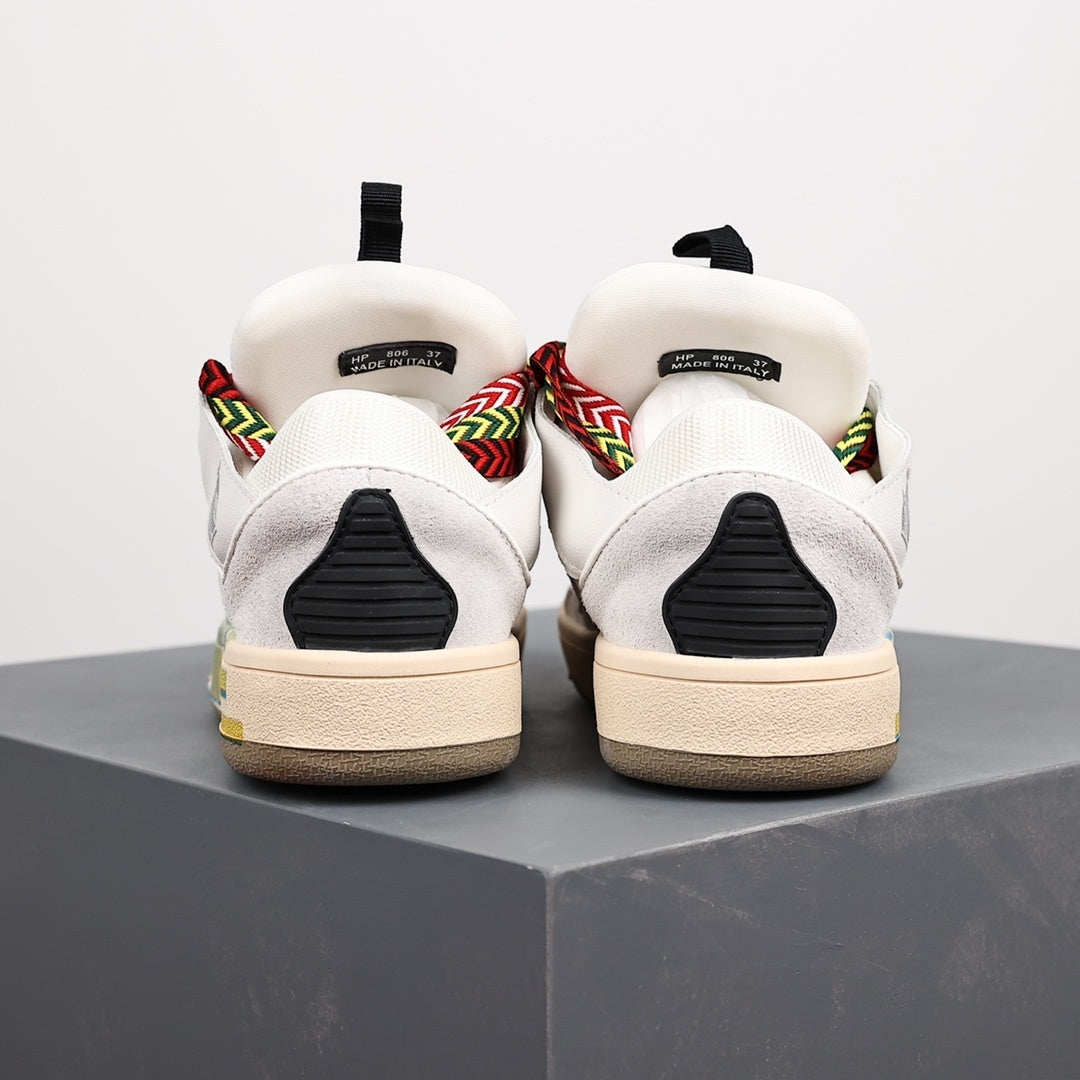 Lanvin Curb Multi White