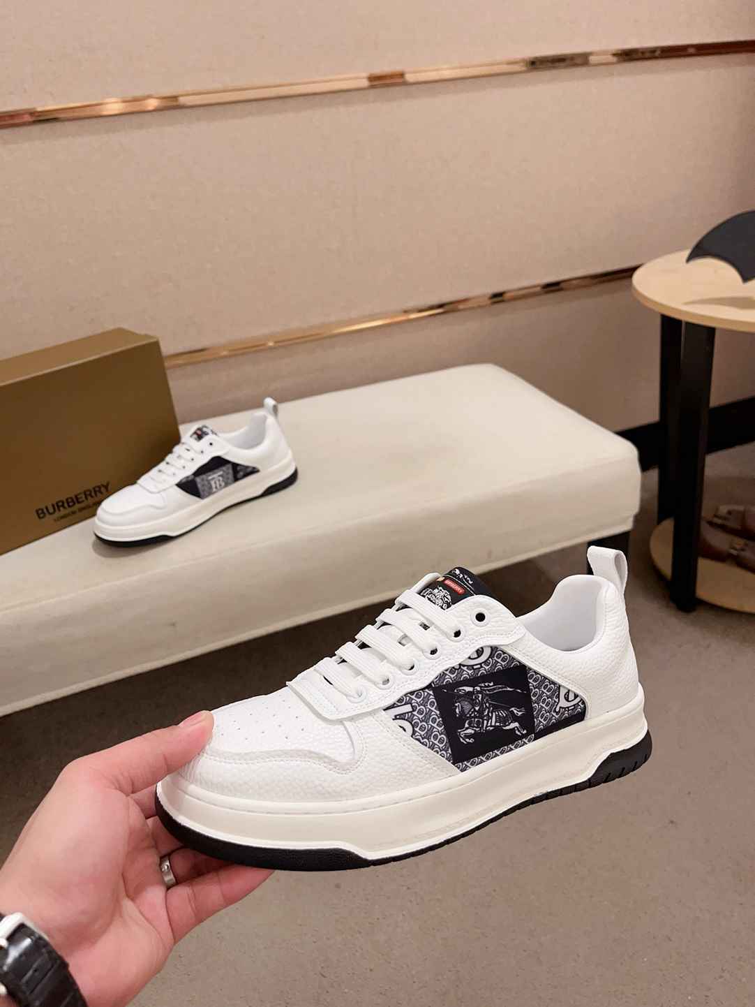 Burberry Box Equestrian Sneakers