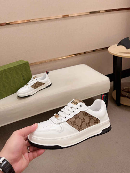 Gucci Re-Web White Sneakers