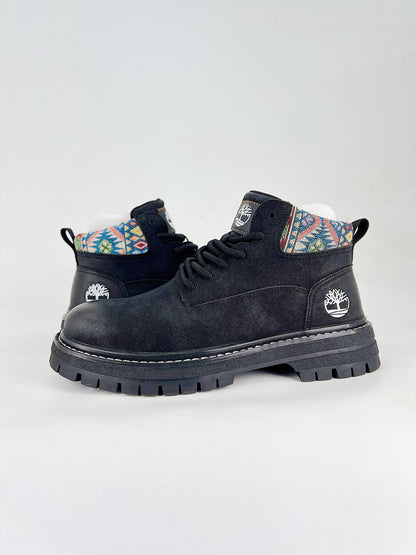 Timberland Patterned Cuff Ankle Boots