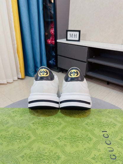 Gucci White Leather Sneakers