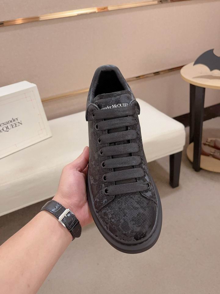 McQueen Oversized Black Sneakers