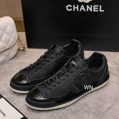 Chanel Calfskin Suede Sneakers