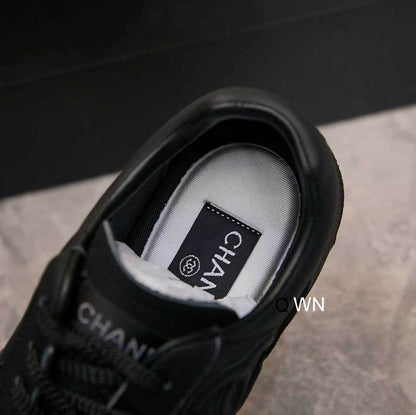 Chanel Calfskin Suede Sneakers