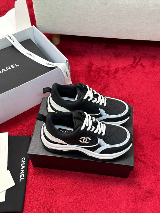 Chanel Tri-Color CC Sneakers