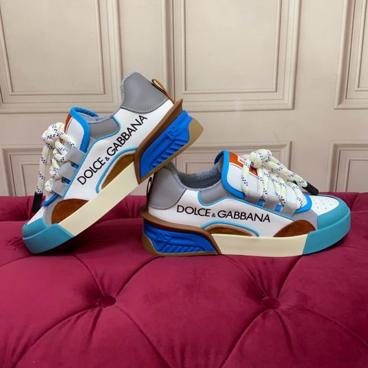 D&G Men’s Blue & White Sneakers