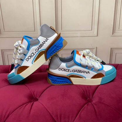 D&G Men’s Blue & White Sneakers