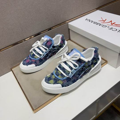 D & G B25 Sky Tweed Sneakers