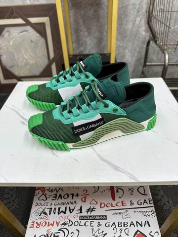 D&G NS1 Green Paneled Sneakers