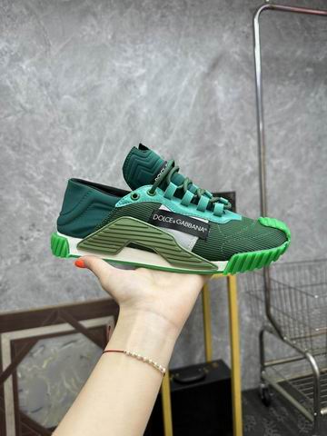 D&G NS1 Green Paneled Sneakers