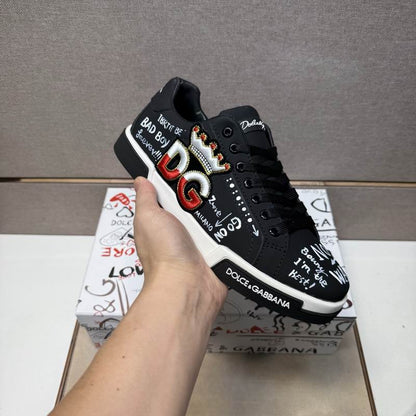 D & G Hand-Paint Art Sneakers