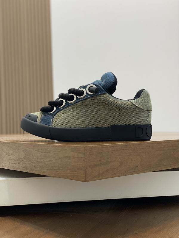 Dolce & Gabbana Portofino Custom Patch Sneakers