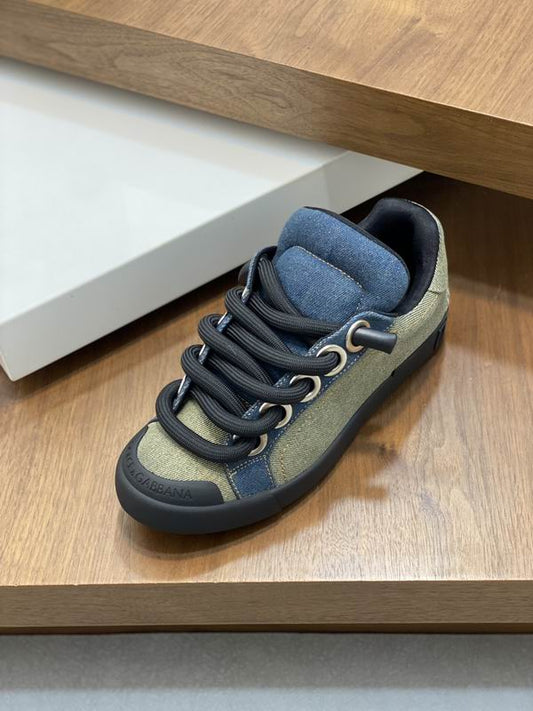 Dolce & Gabbana Portofino Custom Patch Sneakers