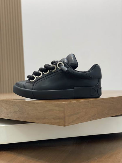 Dolce & Gabbana Black Portofino Sneakers