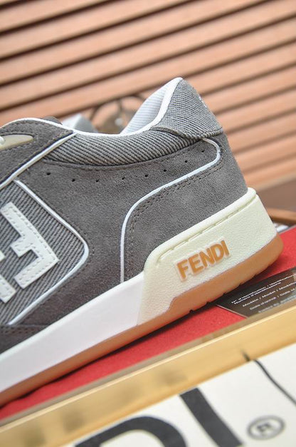 Fendi Match Grey Sneakers