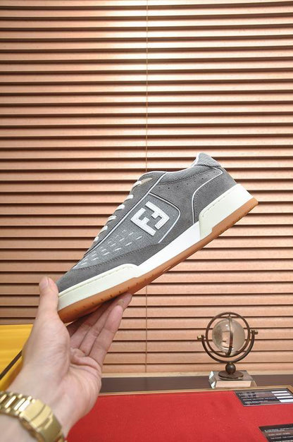 Fendi Match Grey Sneakers