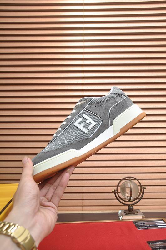 Fendi Match Grey Sneakers