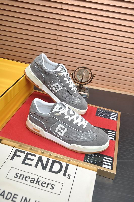 Fendi Match Grey Sneakers