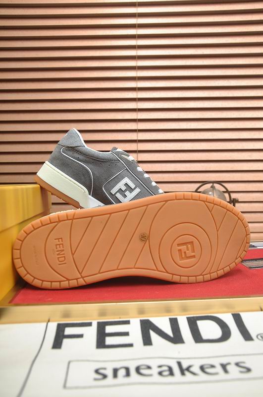 Fendi Match Grey Sneakers