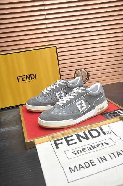Fendi Match Grey Sneakers