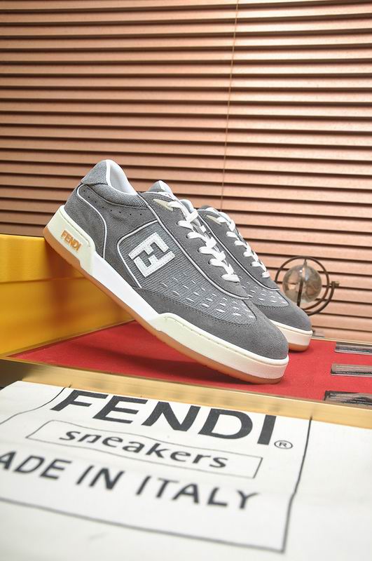 Fendi Match Grey Sneakers