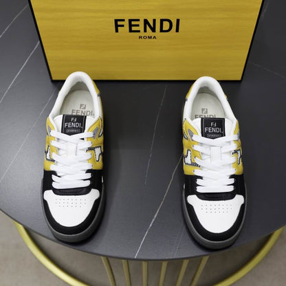 Fendi Match Low-Top Sneakers