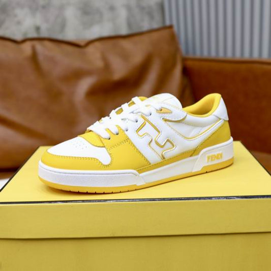 Fendi Match Yellow Sneakers
