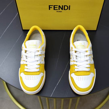Fendi Match Yellow Sneakers