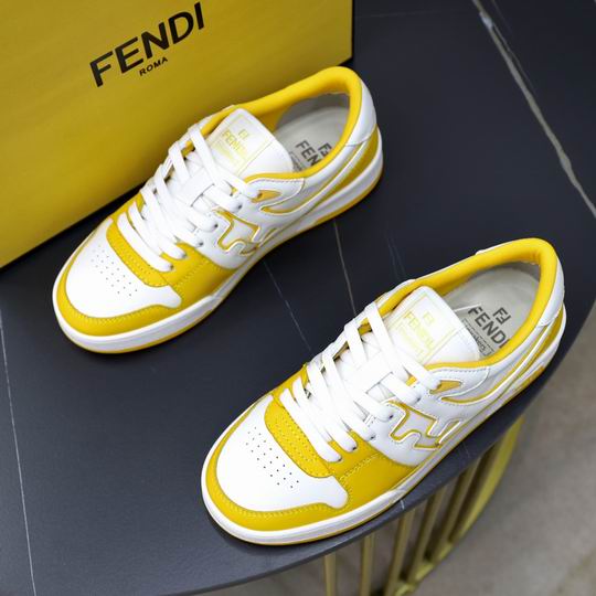 Fendi Match Yellow Sneakers