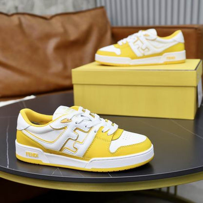 Fendi Match Yellow Sneakers