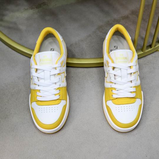 Fendi Match Yellow Sneakers