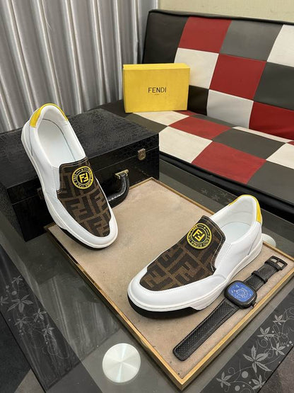 Fendi Match FF Slip-On Sneakers