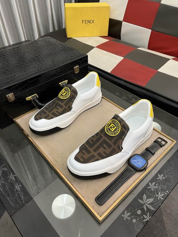 Fendi Match FF Slip-On Sneakers