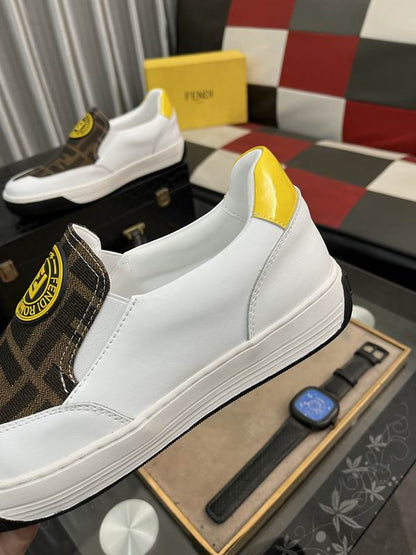 Fendi Match FF Slip-On Sneakers