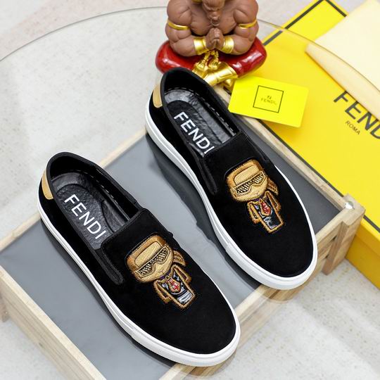 Fendi Monster Eye Slip-Ons