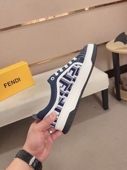 Fendi Domino Blue Sneakers